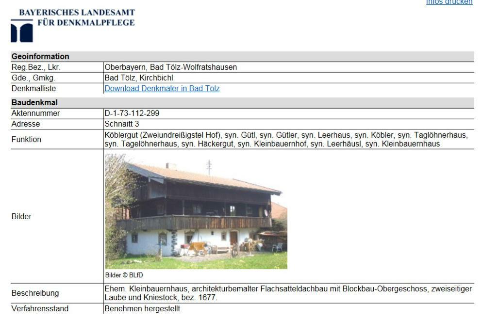 באד טולץ Ferienhaus Toelzer Land מראה חיצוני תמונה